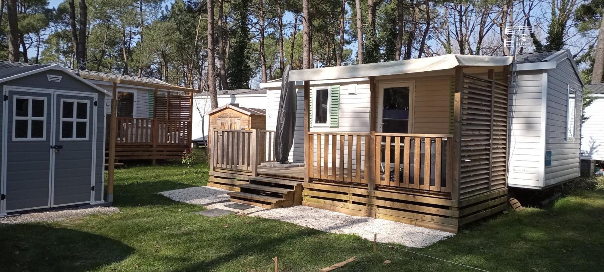 Mobil-home Confort Dans Impasse Boisee Campsite *